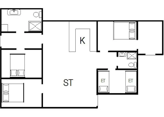 6 Person In Norre Nebel-by Traum * Nørre Nebel